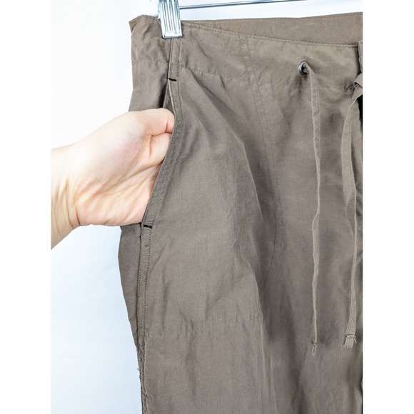 Columbia Womens Lightweight Drawstring Pants Tan Brown L Hiking Camping Outdoor - Picture 4 of 10